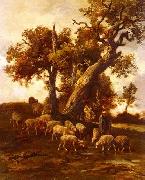 unknow artist Sheep 088 China oil painting reproduction